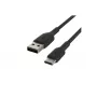 USB-A uz USB-C kabelis 3m melns