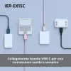 Sony IER-EX15C austiņas ar vadu Ievietojamās Zvani/Mūzika USB Type-C Melna