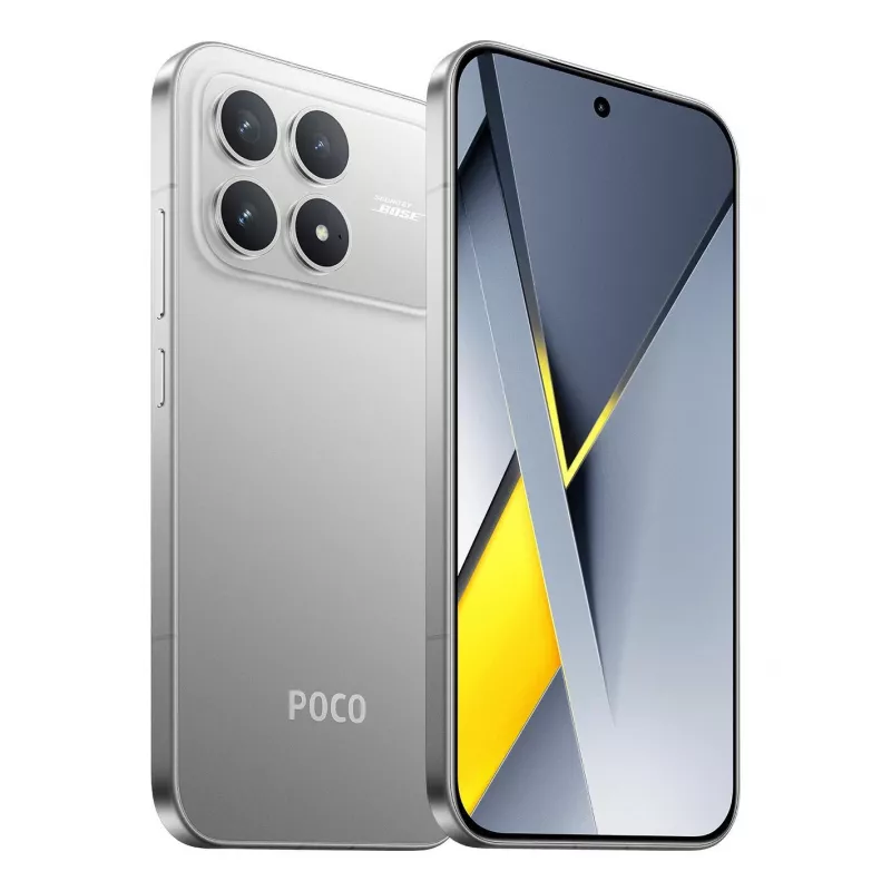 Viedtālrunis POCO F8 Pro 12GB RAM 256GB atmiņa Sudraba (modelis MZB0M60EU)