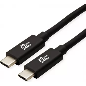ROLINE USB4 Gen2x2 20Gbit/s kabelis C-C ST/ST 240W 3m - Kabelis - Digitāls/Dati (11.02.9088)