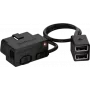 Barošanas kabelis melns USB A Garmin 010-12530-23