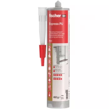Fischer Express PU celtniecības līme, smilškrāsas, 310 ml