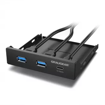 Iekšējo interfeisa karšu/adapteris GRAUGEAR G-MP01 Melna 102x102x25mm