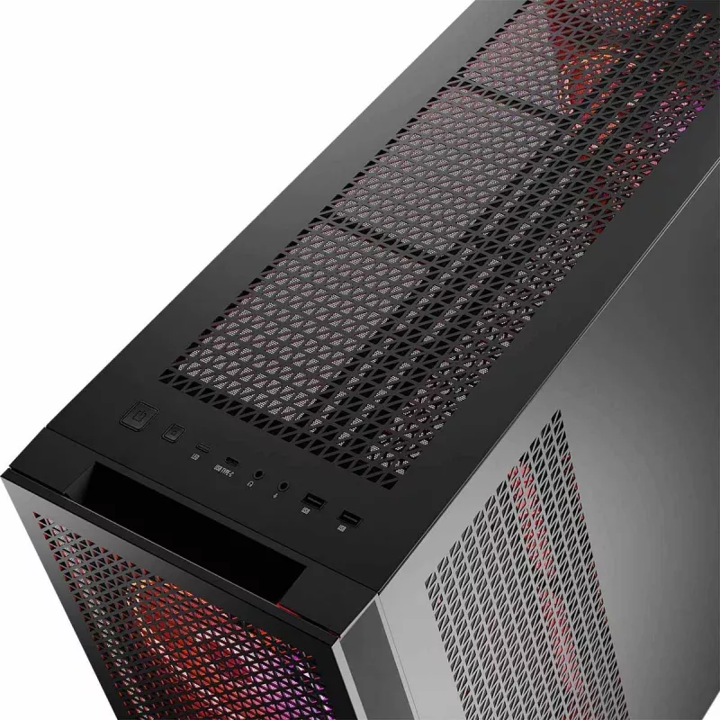 MODECOM korpuss VOLCANO EXPANSE T APEX ARGB MIDI Melns