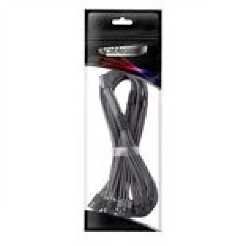CableMod C-Series Pro Anschlusskabel Variante A 90° 16 kontaktu uz 4×8 kontaktu PCIe ogles
