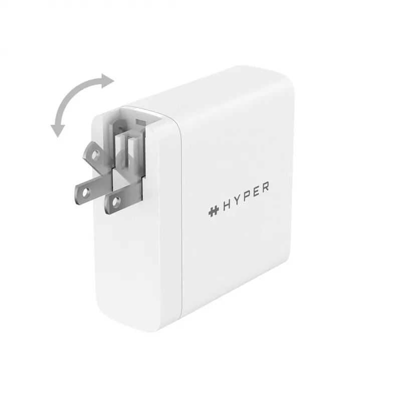 HYPER HJG140WW mobilās ierīces lādētājs Universāls Balts Maiņstrāvas Ātrā uzlāde Iekštelpām