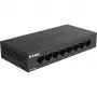 D-Link DGS-108GL nevadāms Gigabit Ethernet (10/100/1000) melns