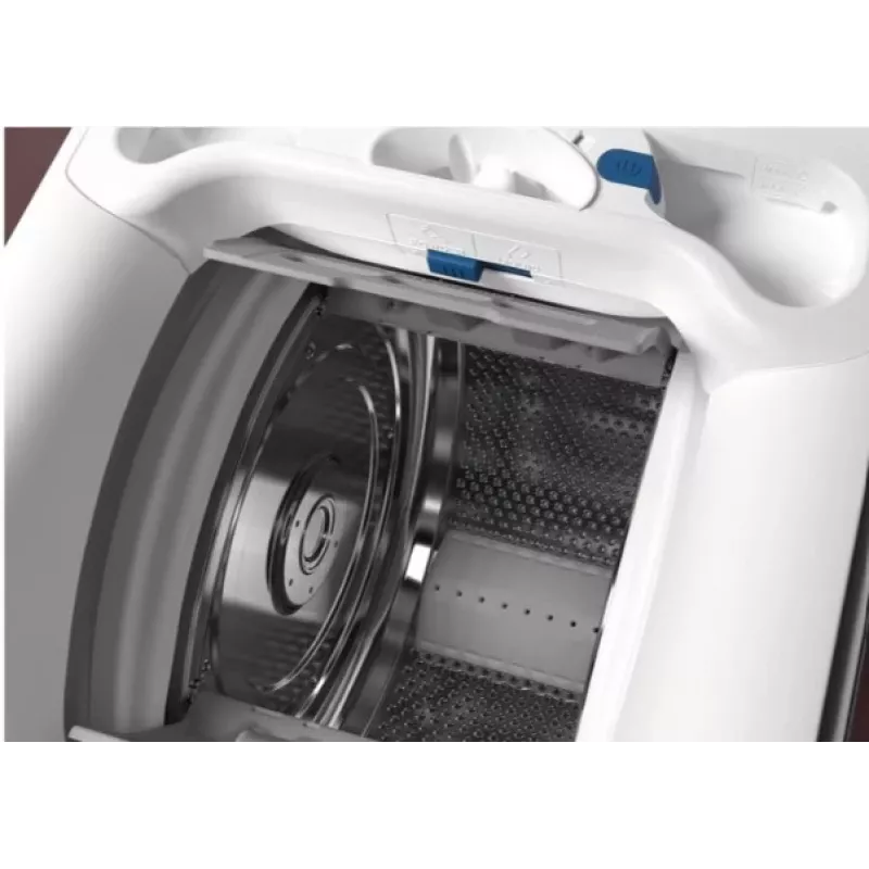 Augšējās ielādes veļas mašīna Electrolux EW6TN4062P, 6 kg, 1000 apgr./min, 40 L ciklā, 890x400x600 mm, balta