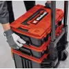 Instrumentu kaste Einhell E-Case Tower melna sarkanpolipropilēna karstumizturīga pret šļakatām