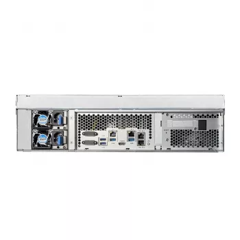 NAS Asustor Lockerstor 16R Pro AS7216RDX, 3U statīvs, 16x (3.5 SATA HDD/ 2.5 SSD), AMD Ryzen 7 Pro 7745 8C 3.8GHz (līdz 5.3GHz), 16GB ECC DDR5 4800 (Maks. 192GB), 1x M.2 NVMe slots (PC