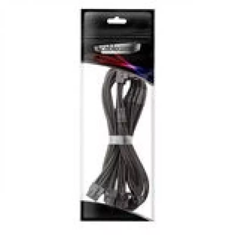 CableMod C-Series Pro Connection kabelis - Variant A, 90°, 16-Pin to 4x8-Pin PCIe, melns
