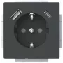 Busch-Jaeger SCHUKO kontaktligzda ar USB-A+C 20 EUCB2USBAC-885 (2CKA002011A6312)