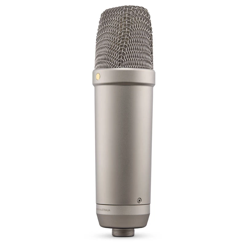 Studijas kondensatora mikrofons RØDE NT1‑A 5th Gen — kardioīds, XLR/USB, 24/32‑bitu, līdz 192 kHz, maks. SPL 142 dB, sudraba krāsā