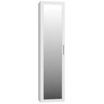 Skapis virsējā e-veikala DUO SZAFKA BIEL — 2 plaukti, 1 durvis, balts, 500×350×1800 mm