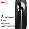 Flexi jauna CLASSIC 8 m melns izvelkams pavada suņiem