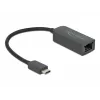 Adapter USB Type-C male to 2.5 Gigabit LAN kompakts DeLOCK 66645