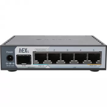 Mikrotik E60IUGS vadu maršrutētājs Gigabit Ethernet melns