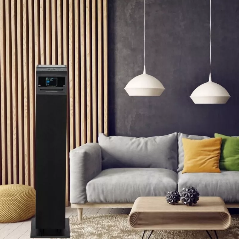 Aktīvais skaļrunis AKAI AEROBEAT PILLAR — darbināms portatīvais skaļrunis, AKAI AEROBEAT PILLAR