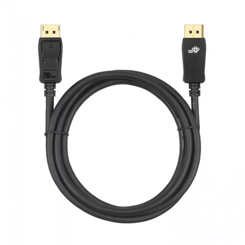 Kabelis DisplayPort 1,8 m M/M v 1.4, melns