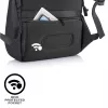 Ikdienas mugursoma XDDESIGN Bobby Soft ar 15,6 collu klēpjdatora nodalījumu, 16 L, PET, melna