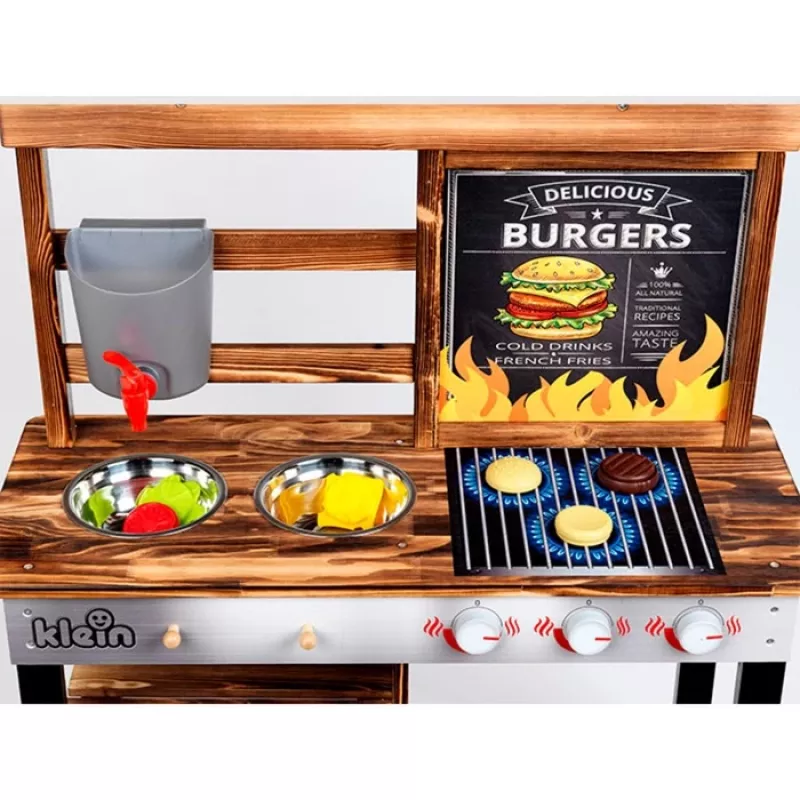 BBQ pludmales piknika lauku vasaras virtuve, rotaļu virtuve