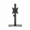 Monitora galda statīvs GEMBIRD MS-D1ST-03, pilnībā kustīgs 17–32 collu ekrāniem, tērauds, melns, VESA 75x75–100x100, 9 kg