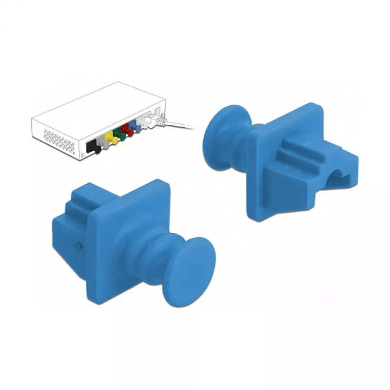 Putekļu vāciņš DeLOCK 86509 RJ-45 10 gab.