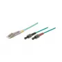 komutācijas kabelis LWL Duplex OM3 (Multimode, 50/125) LC/ST, LSZH, reversible polarity, 3m, Good Connections®