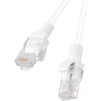 Tīkla kabelis Lanberg PCU6-10CC-0100-W 1m Cat6 U/UTP Balts