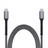 USB-C uz USB-C kabelis FIXED FIXDA-CC2-GR — 2 m, 240 W jaudas piegāde