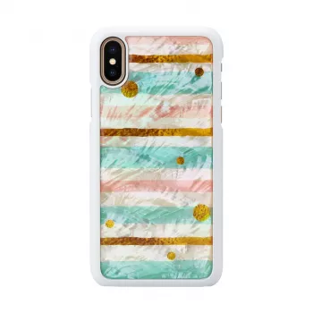 Viedtālruņa maciņš iKins iPhone XS / iPhone XS Max — pop piparmētru melns