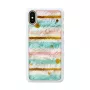 Viedtālruņa maciņš iKins iPhone XS / iPhone XS Max — pop piparmētru melns