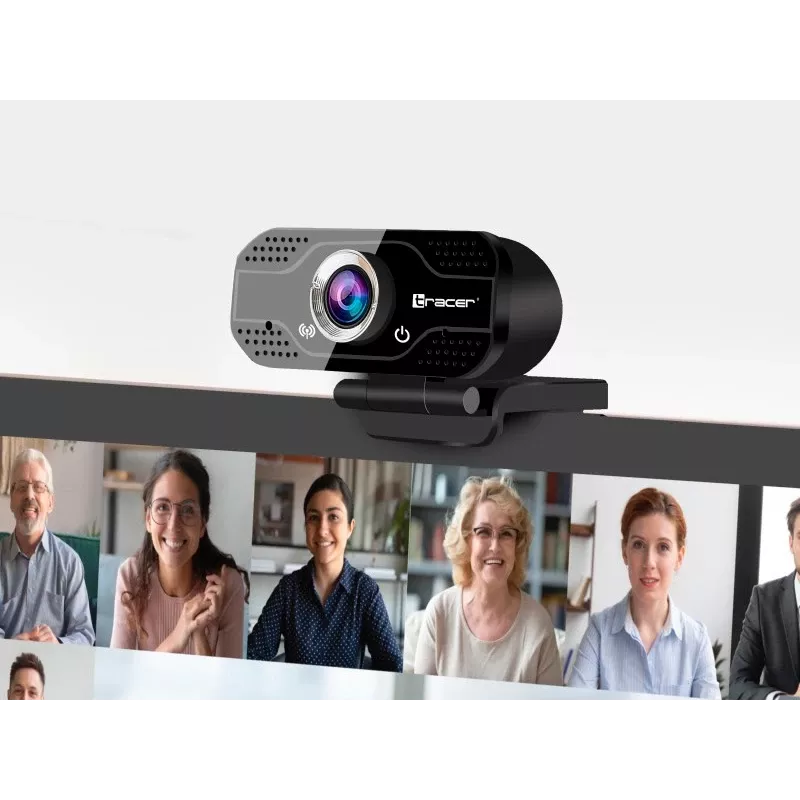 Tīmekļa kamera Tracer WEB007 2 MP 1920 x 1080 pikseļi USB 2.0 Melna