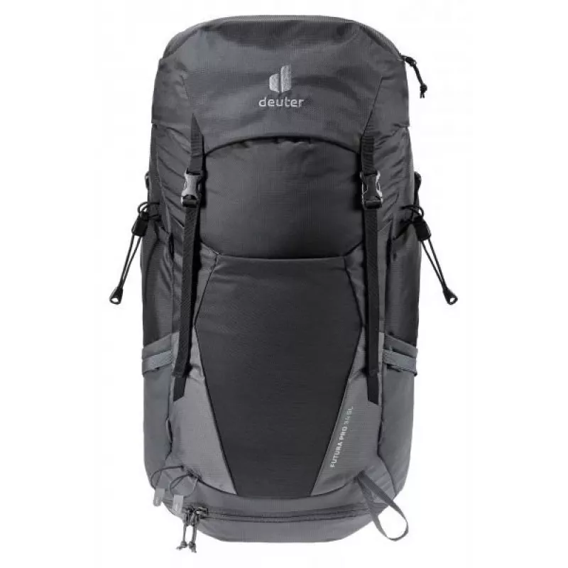 Mugursoma DEUTER Futura Pro 34 SL, sieviešu pārgājienu soma, 34 L, 1,56 kg, ventilācija, hidratācija 3 L, ķiveres stiprinājums, iekšējais tērauda rāmis