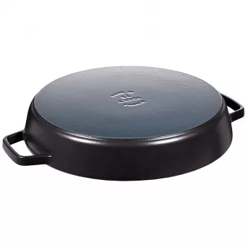 Staub 40511-073 čuguna kokošu panna ar diviem rokturiem