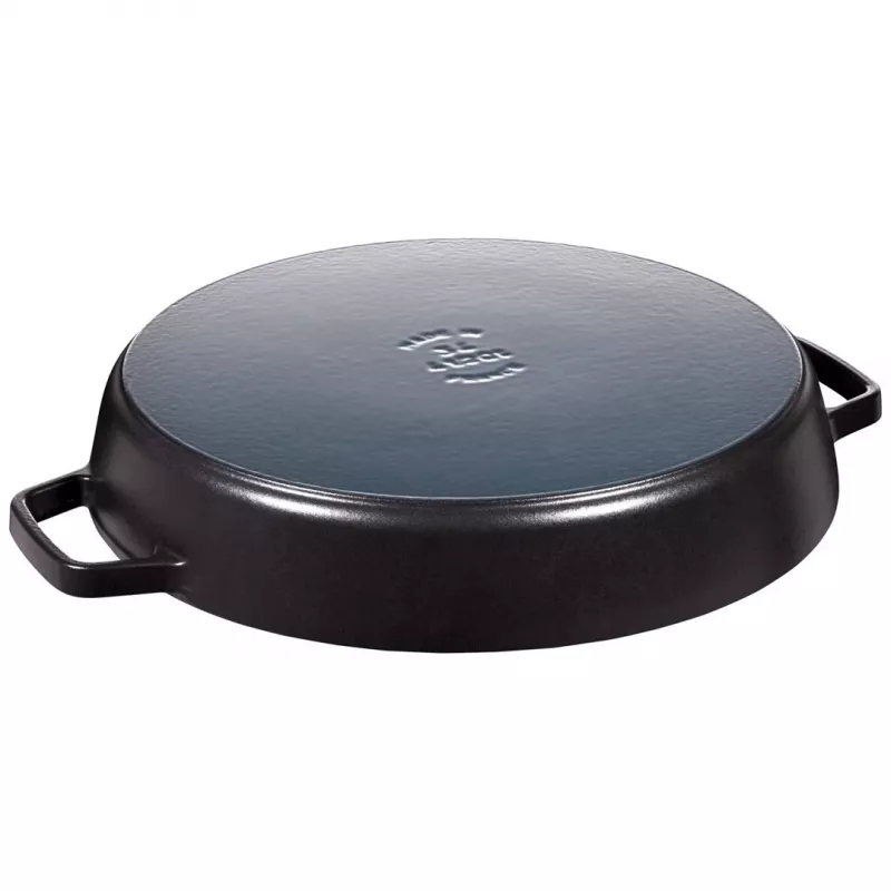 Staub 40511-073 čuguna kokošu panna ar diviem rokturiem