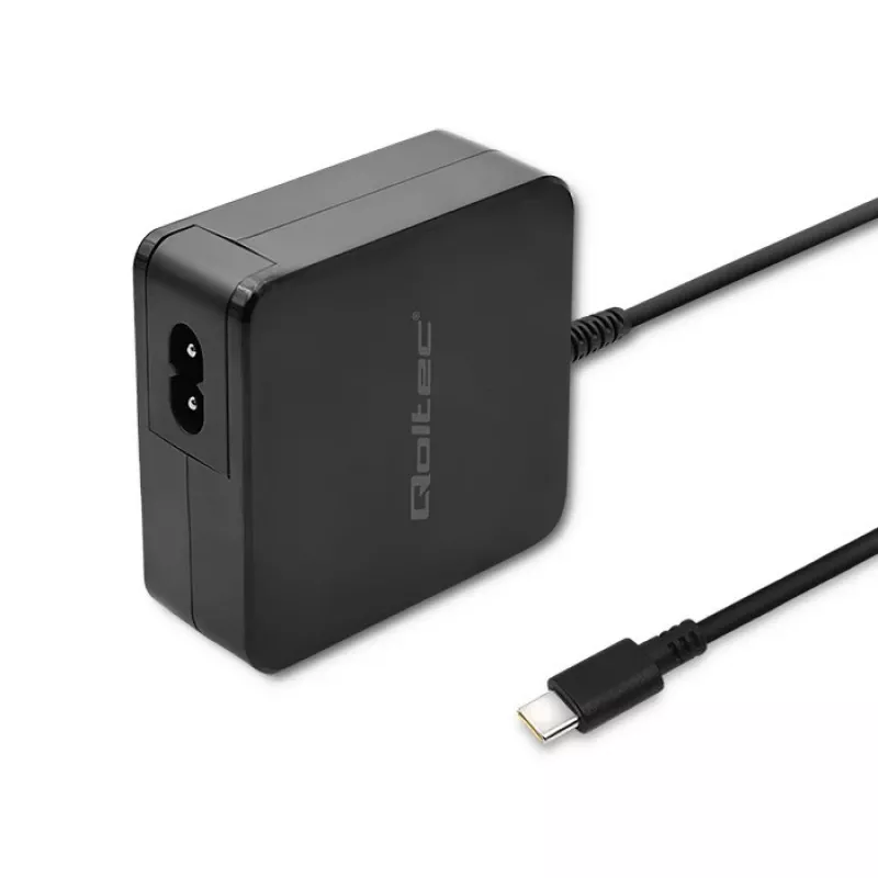 Qoltec 51027 Lādētājs | 65W | 5-20.3V | 2-3.25A | USB Type-C | PD