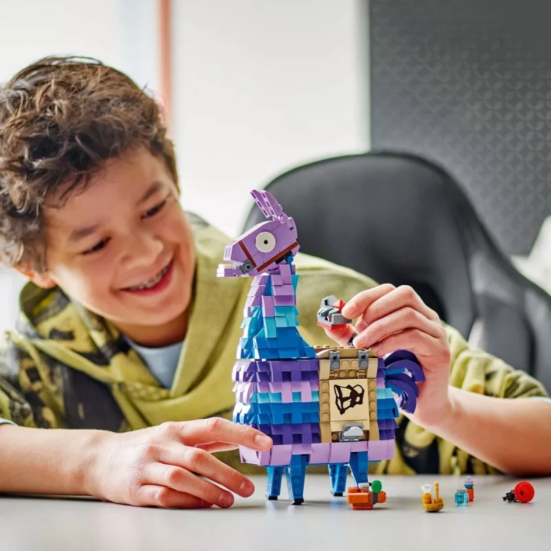 Uzglabāšanas rotaļlieta LEGO 77071 Fortnite Llama konstrukcijas rotaļlieta – LEGO zīmola uzglabāšanas un izstādes vienība
