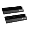 Akasa A-M2HS01-KT02 datora dzesēšanas sistēma, cietvielu diska siltuma izkliedētājs/radiators, melns 1 - 2 (A-M2HS01-KT02)