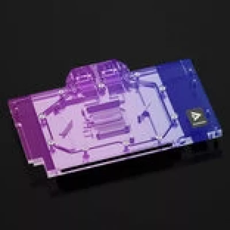 GPU ūdens bloks Barrow priekš ASUS ROG TUF 5080 / 5070 Ti — Melns