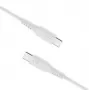 USB-C uz USB-C fiksēts kabelis FIXED FIXDLS-CC2-WH, 2 m, 60 W