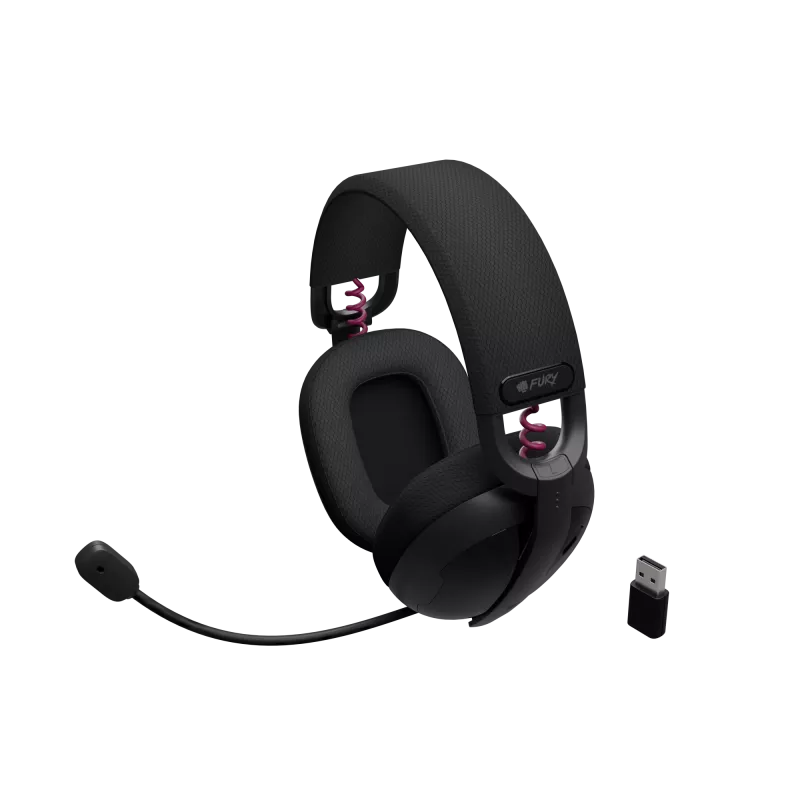Genesis Gaming Austiņas | Fury Fukiya F6 | Bluetooth | Pāri Ausīm | Mikrofons | Bezvadu | Melns