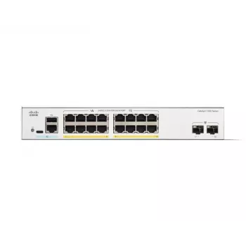 Pārvaldīts slēdzis Cisco Catalyst 1300-16FP-2G 16 portu GE Full PoE