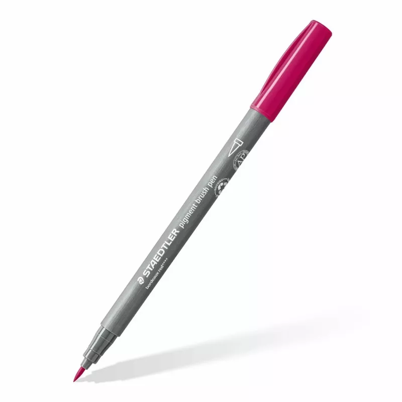 Staedtler pigment brush pen 371 flomāsters Dzeltena 1 gab.