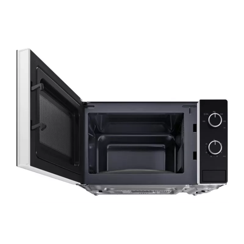 Solo mikroviļņu krāsns Samsung MS20A3010AH, galda novietojums, 20 L ietilpība, 700 W, rotējoša vadība, melna