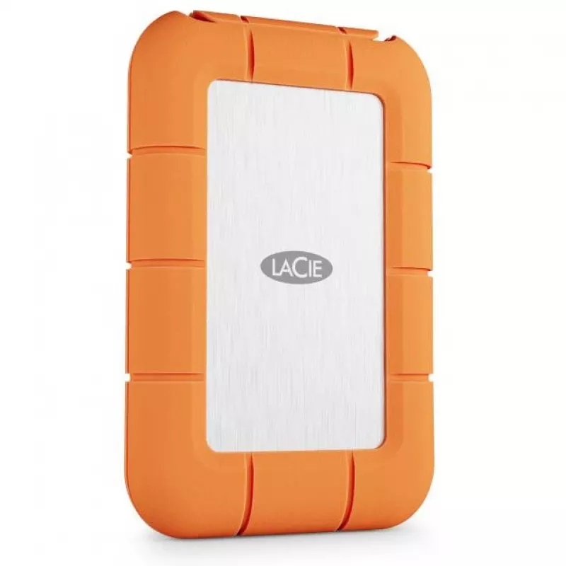Ārējais SSD LaCie STND4000400 4 TB USB4 Gen 3x2 Thunderbolt USB Type-C, oranžs/nerūsējošais tērauds