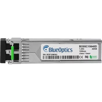SFP uztvērējs BLUEOPTICS BO05C15640D saderīgs modulis SFP portiem (MPN 1100-0142-BO)