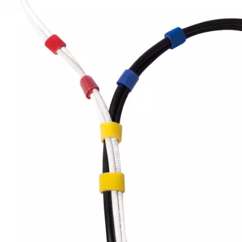 LogiLink KAB0053 kabeļu saite Velcro kabeļu saite Velcro zila 1 gab.