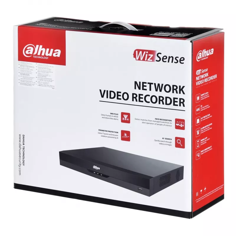Dahua Technology WizSense NVR4208-EI tīkla video ierakstītājs 1U Melns