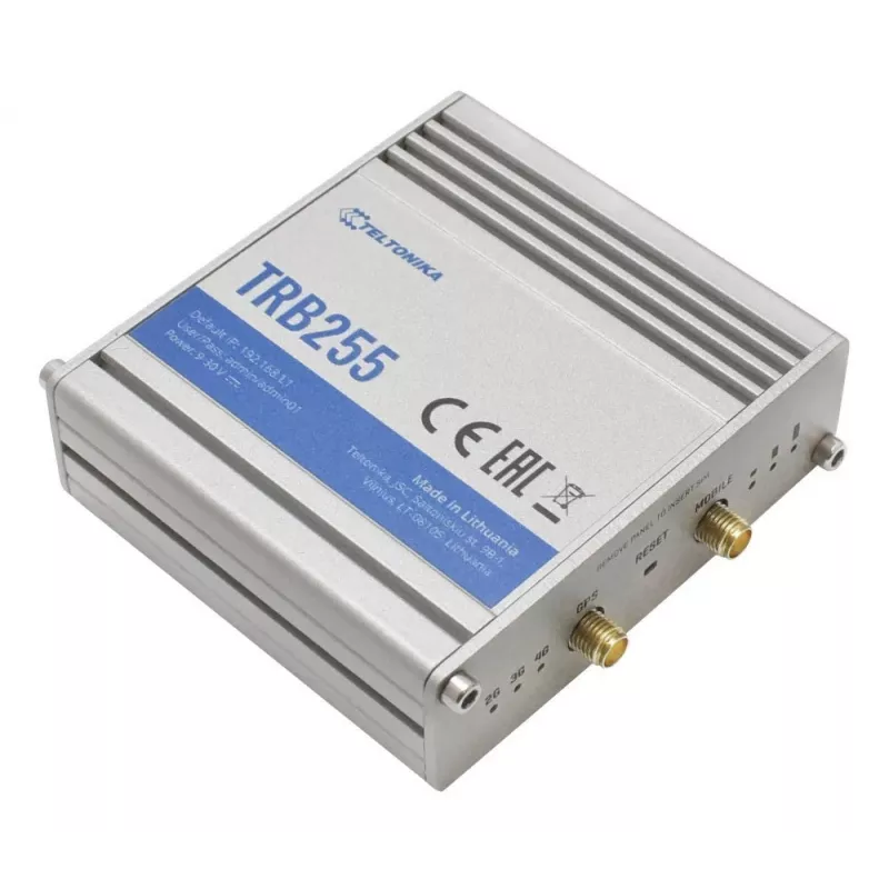 Teltonika TRB255000000 Vārteja/kontrolieris 10/100 Mbit/s